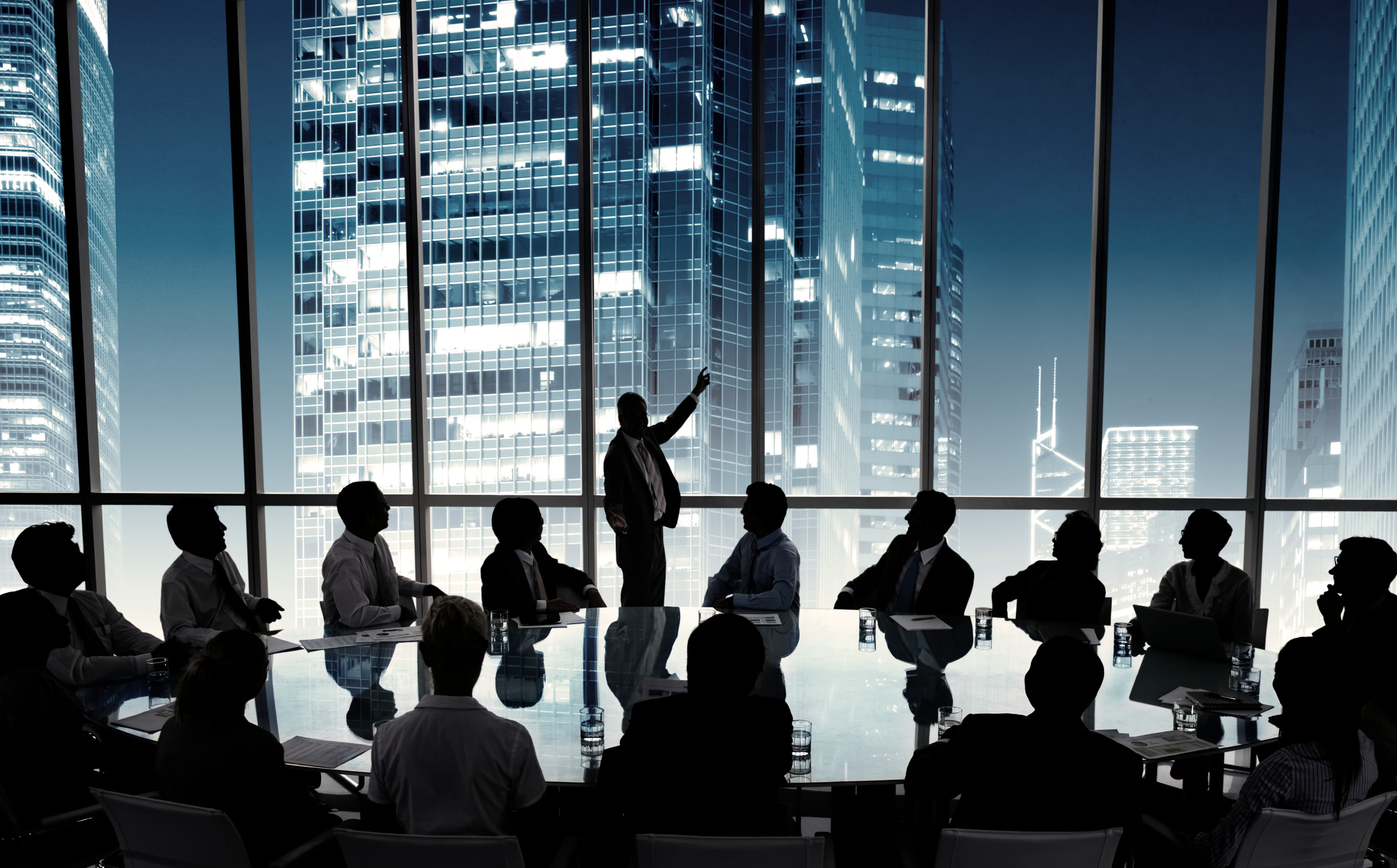 Business financial meeting